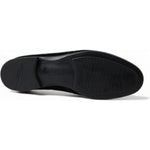 Dolce & Gabbana Black Velvet Lace Up Formal Derby Dress Shoes MV5193-44