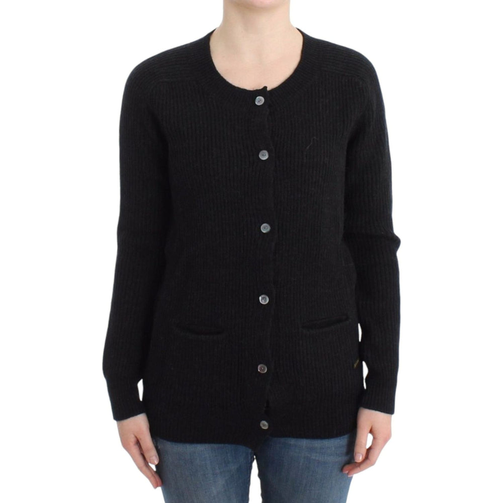 John Galliano Black wool cardigan SIG12096-M