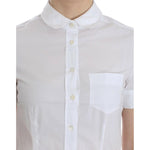 John Galliano White Cotton Shirt Top SIG12559-3