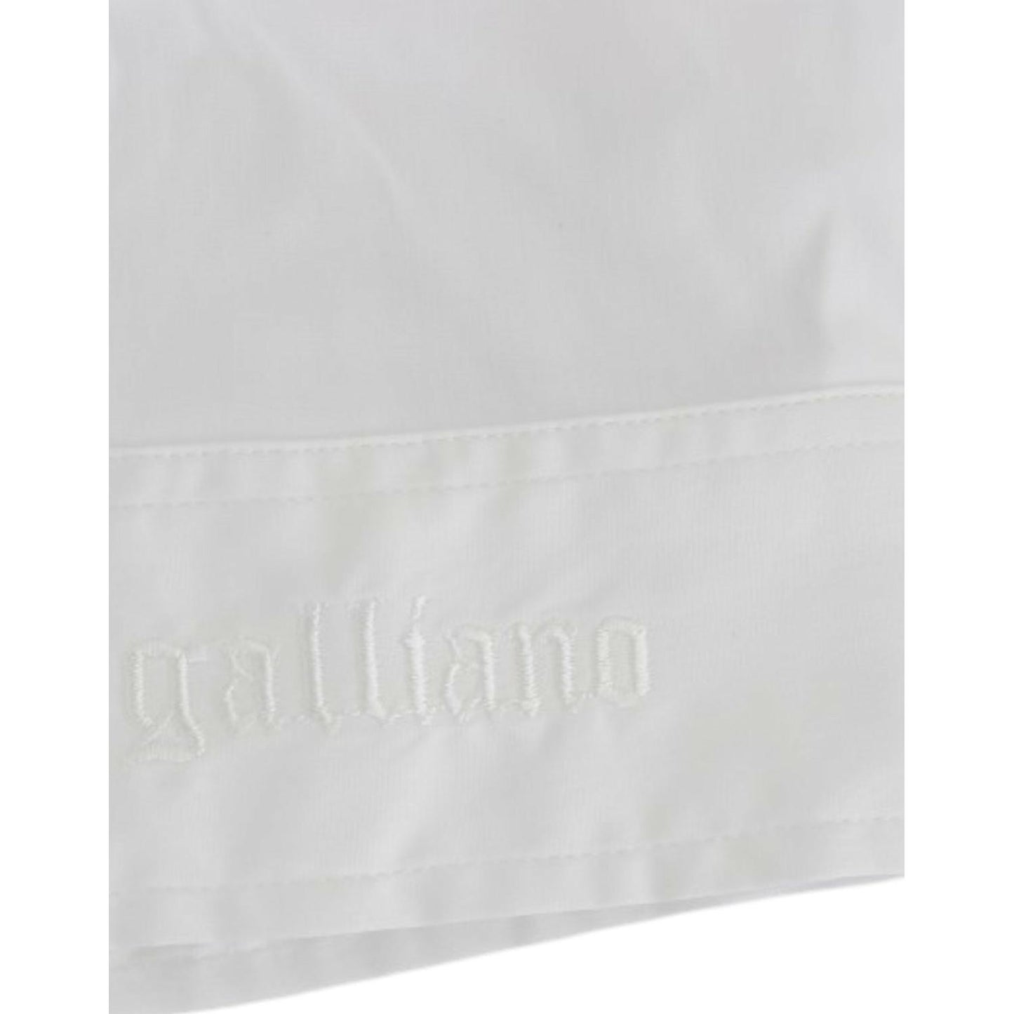 John Galliano White Cotton Shirt Top SIG12559-3