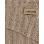 Cavalli Beige knitted wool sweater SIG12108-4