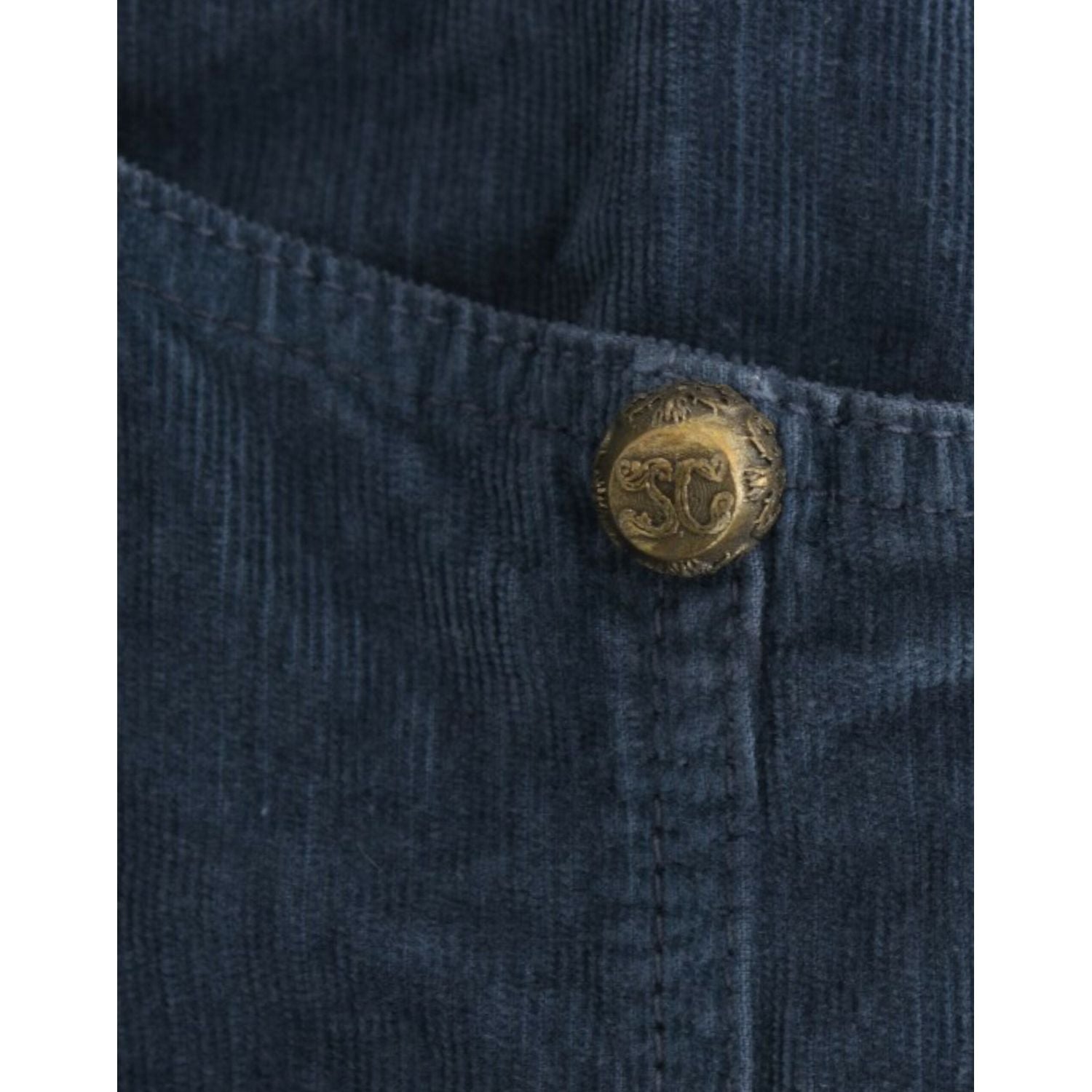 تنورة قلم رصاص أنيقة باللون الأزرق من كافالي