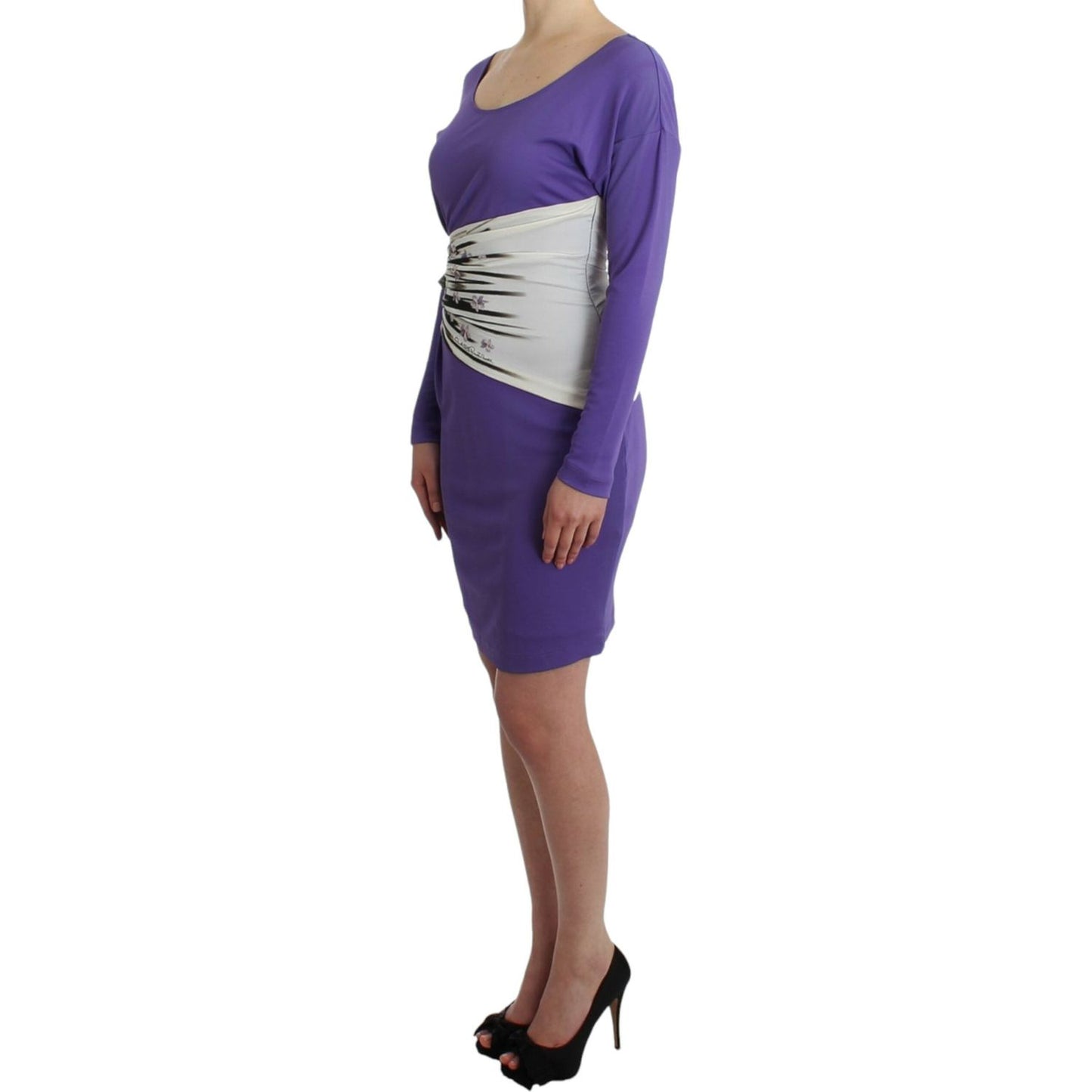 Cavalli Purple longsleeved dress