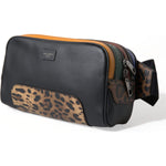 Dolce & Gabbana Black Exotic Leather Logo Belt Waist Fanny Pack Bag BAG1248