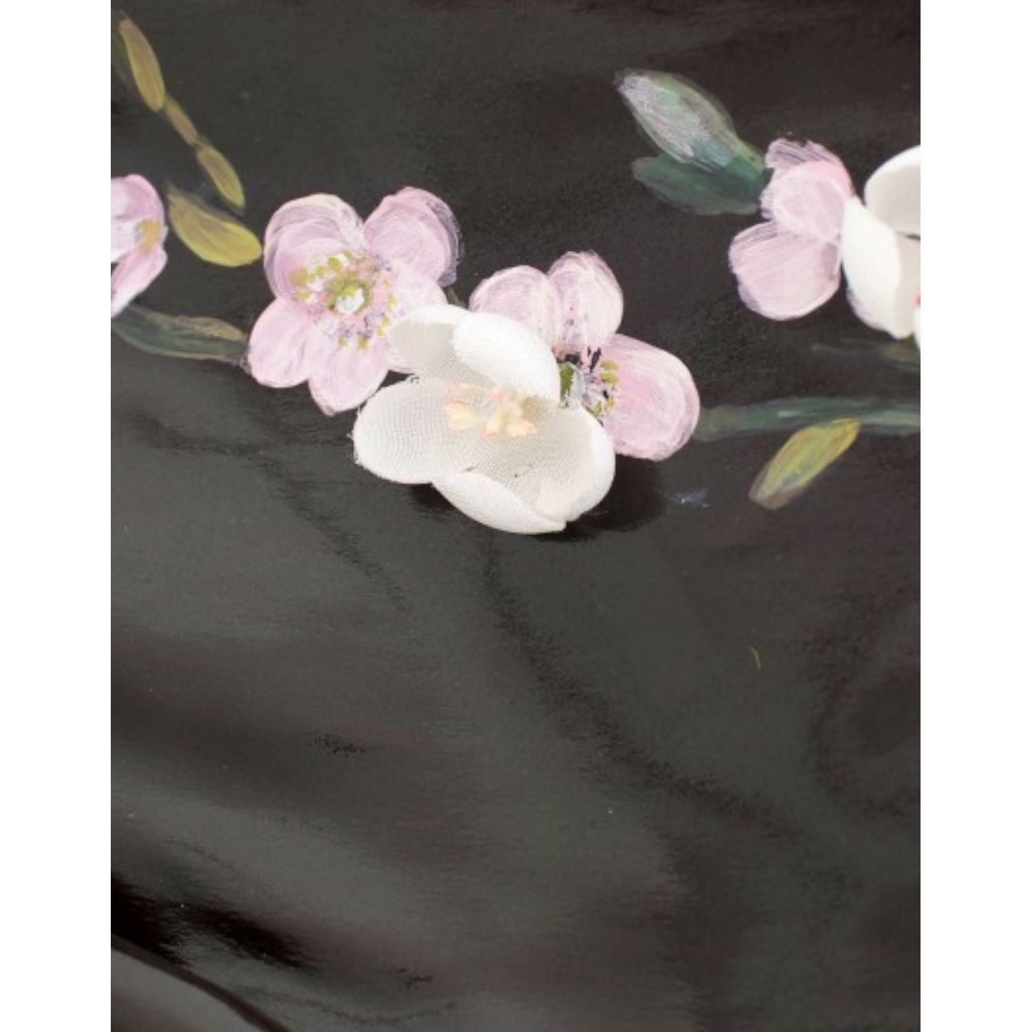 Dolce & Gabbana Black floral 3/4 Sleeve sheath dress