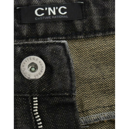 Costume National Gray distressed jeans
