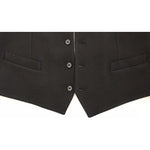Dolce & Gabbana Black Cotton Dress Vest Blazer Jacket VES10086-1