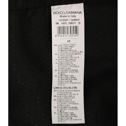 Dolce & Gabbana Gray Wool Blend Logo Vest Gilet Weste