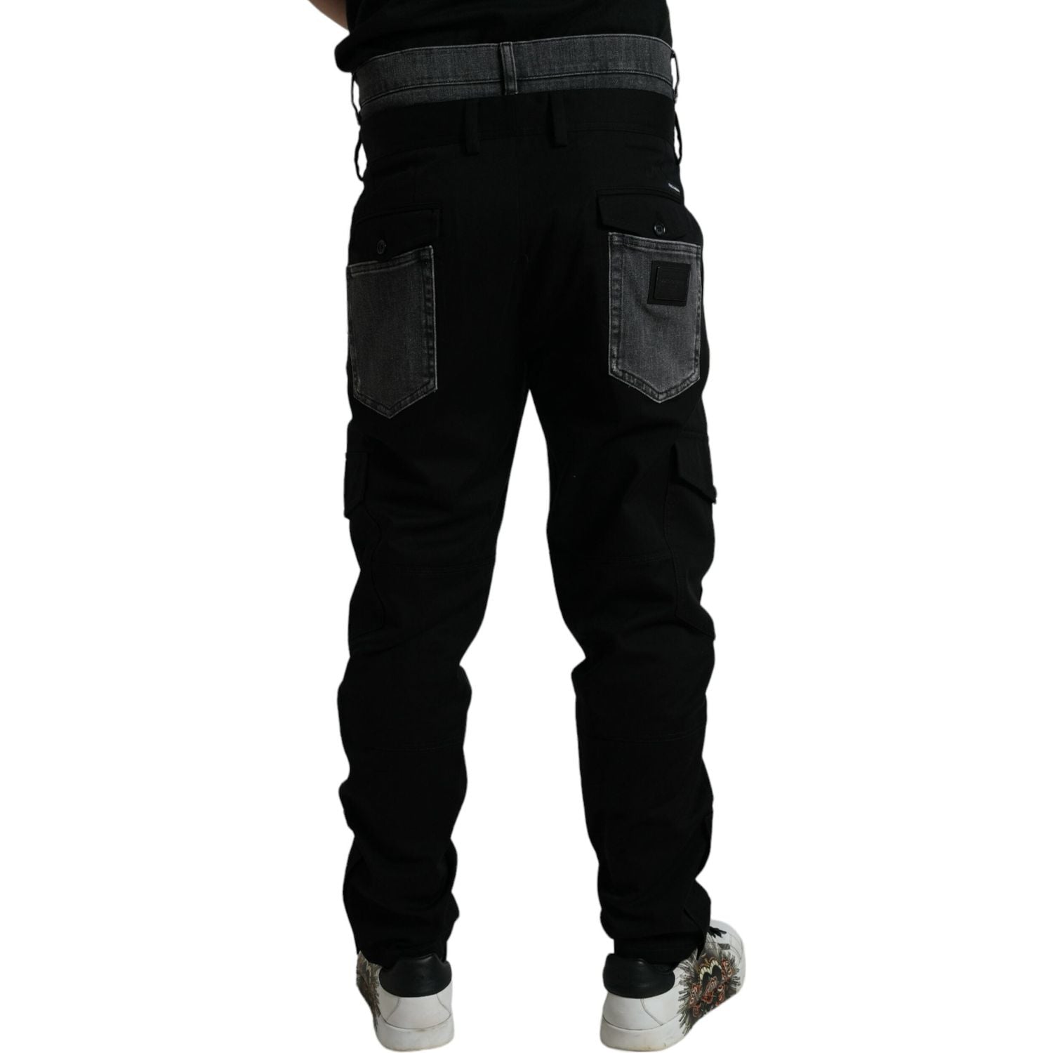 优雅棉质弹力慢跑裤