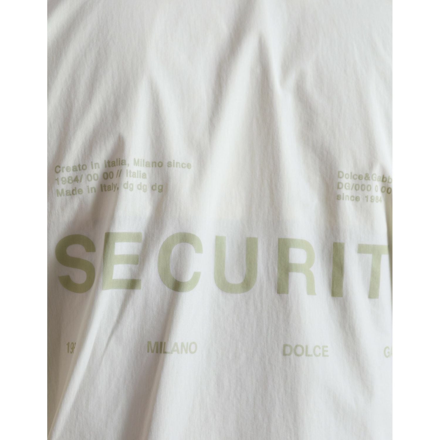 Dolce & Gabbana Yellow Nylon Collared Full Zip Parka Jacket