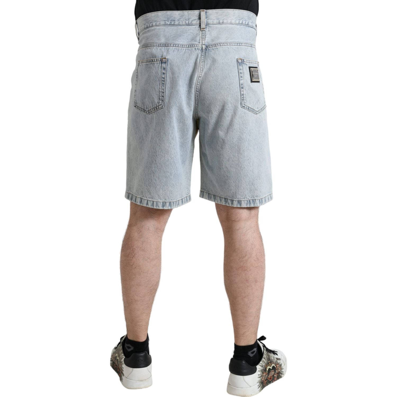 多色花卉棉质百慕大短裤