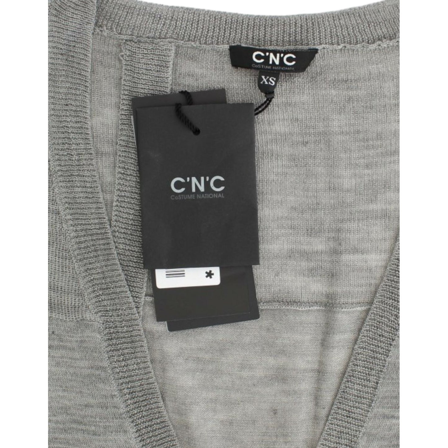 Costume National Gray lightweight cardigan