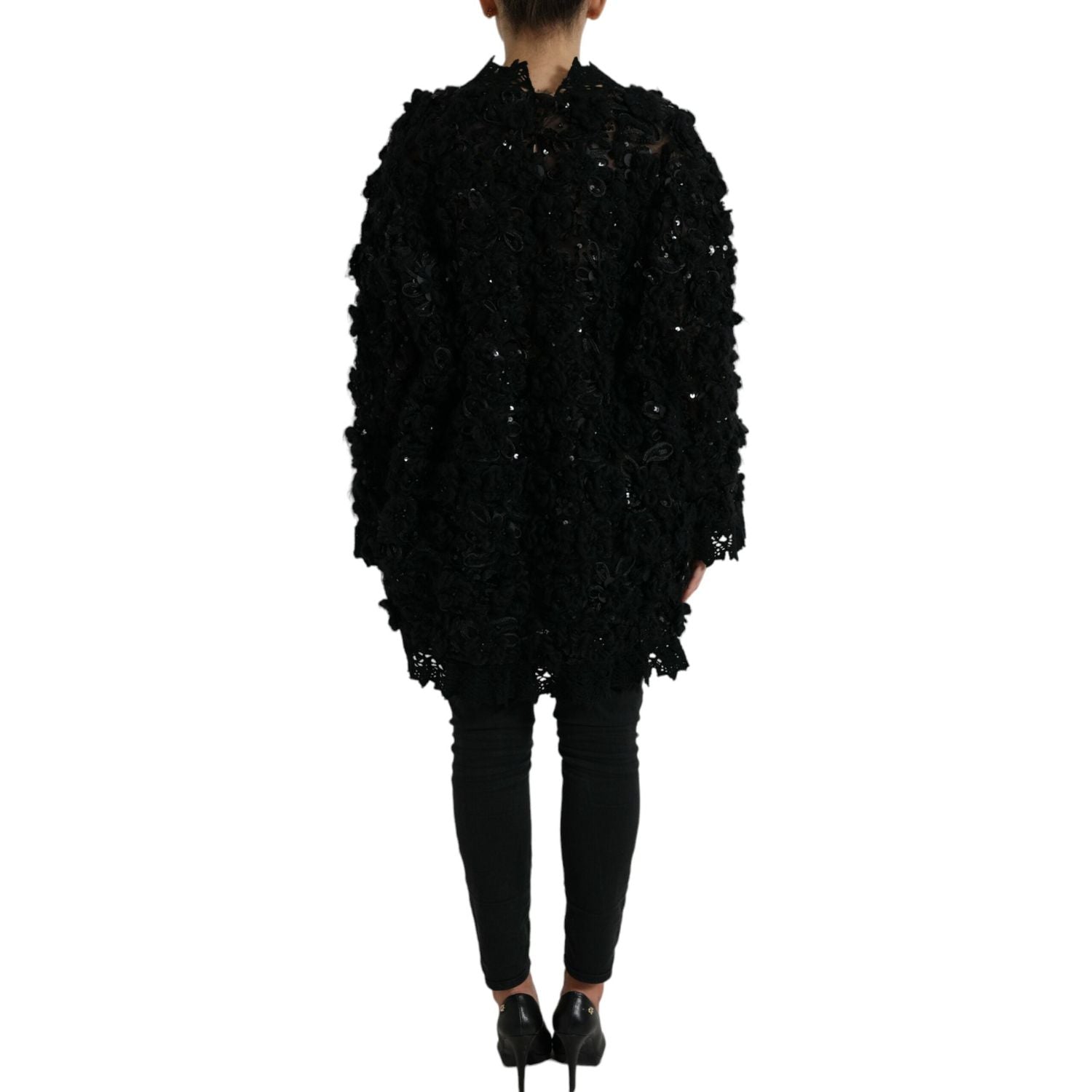 亮片缀饰黑色套头衫