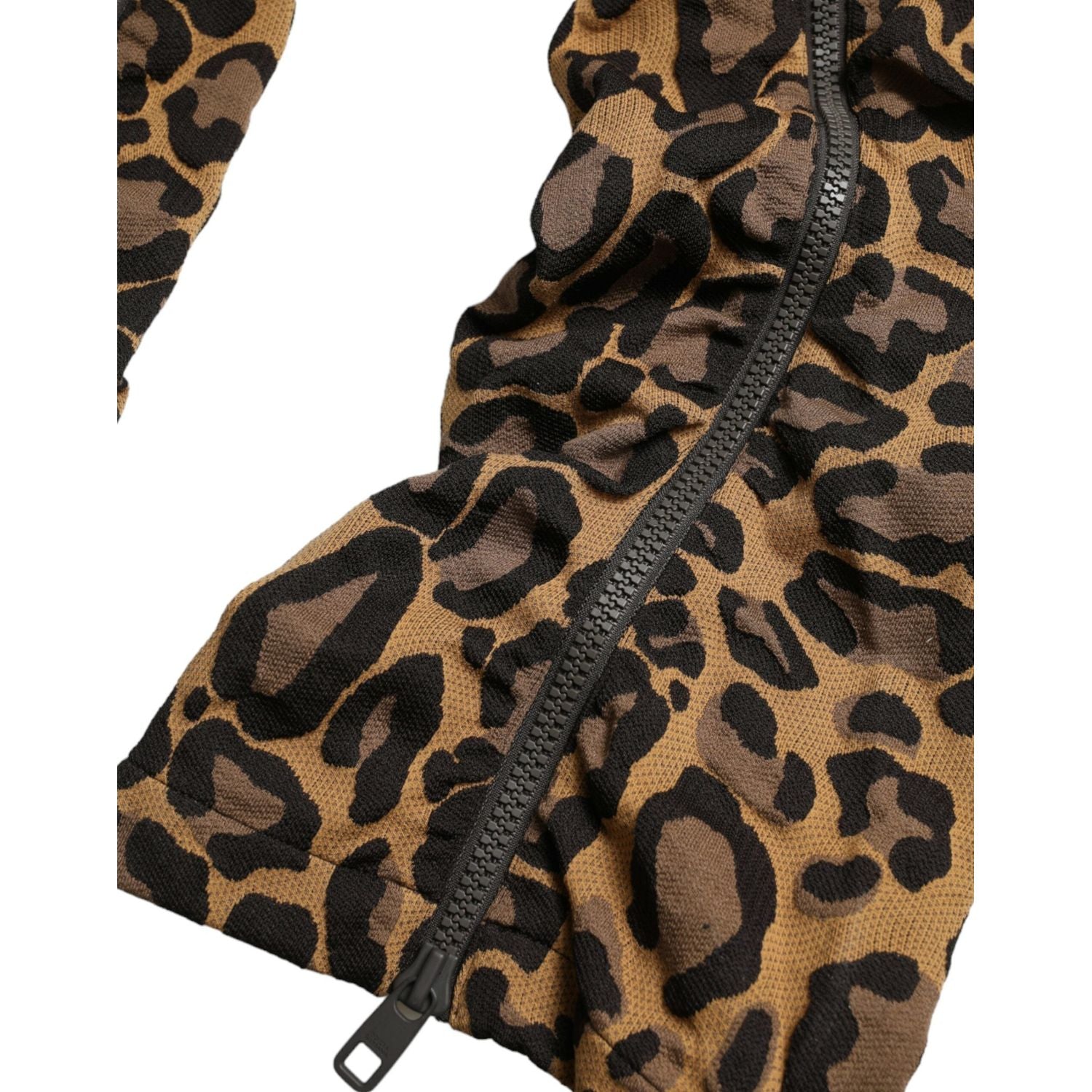 时尚豹纹慢跑裤