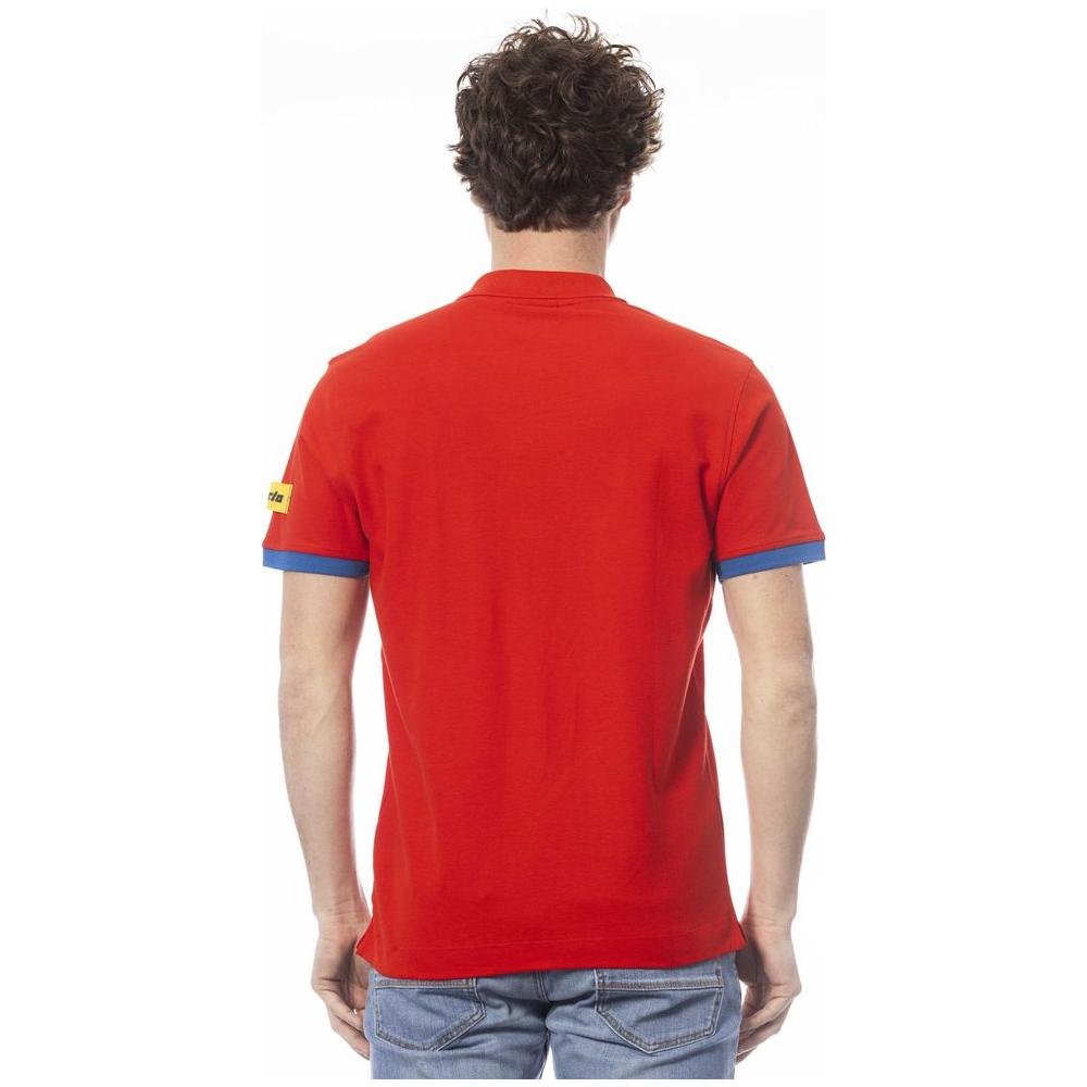 قميص بولو رجالي من القطن باللون الأحمر من إنفيكتا