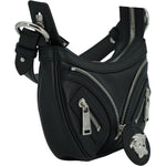 Versace Elegant Black Mini Hobo Shoulder Bag 8056204076473