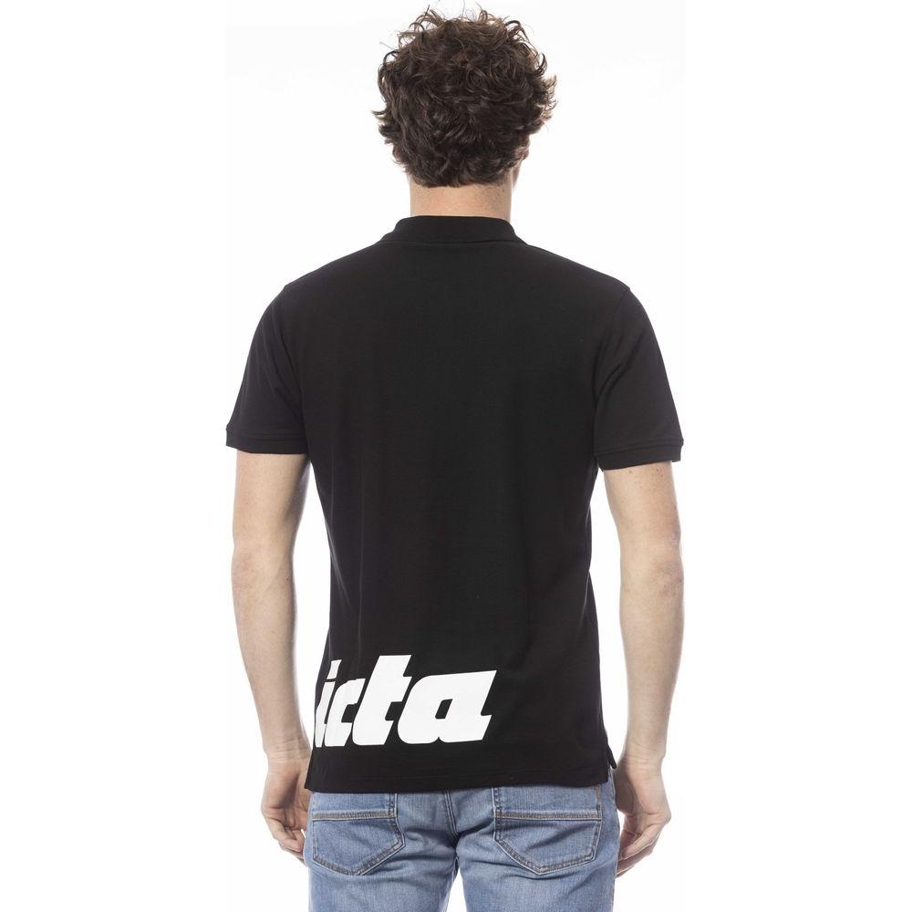 时尚短袖 Polo 衫（经典黑色）