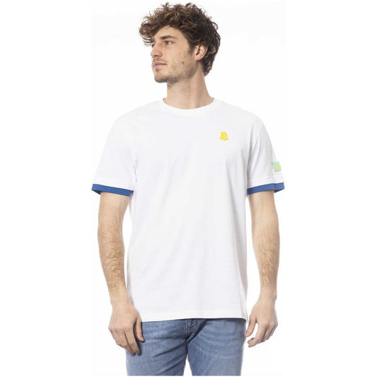 Invicta White Cotton Men T-Shirt Invicta Antique White