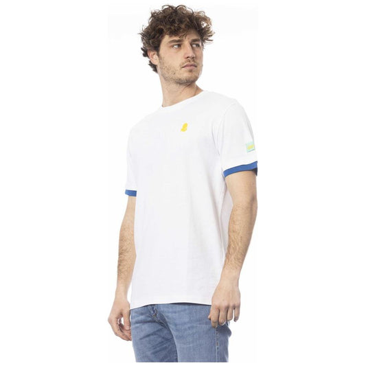 Invicta White Cotton Men T-Shirt Invicta Antique White