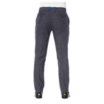Trussardi Black Cotton Men Trousers TR-24076-IT46 | S