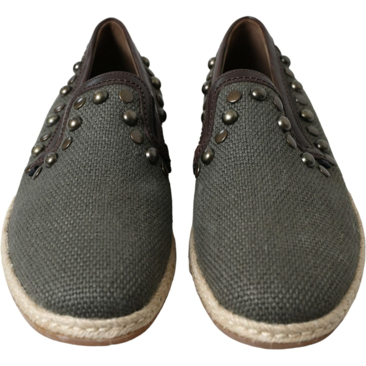 铆钉帆布乐福鞋