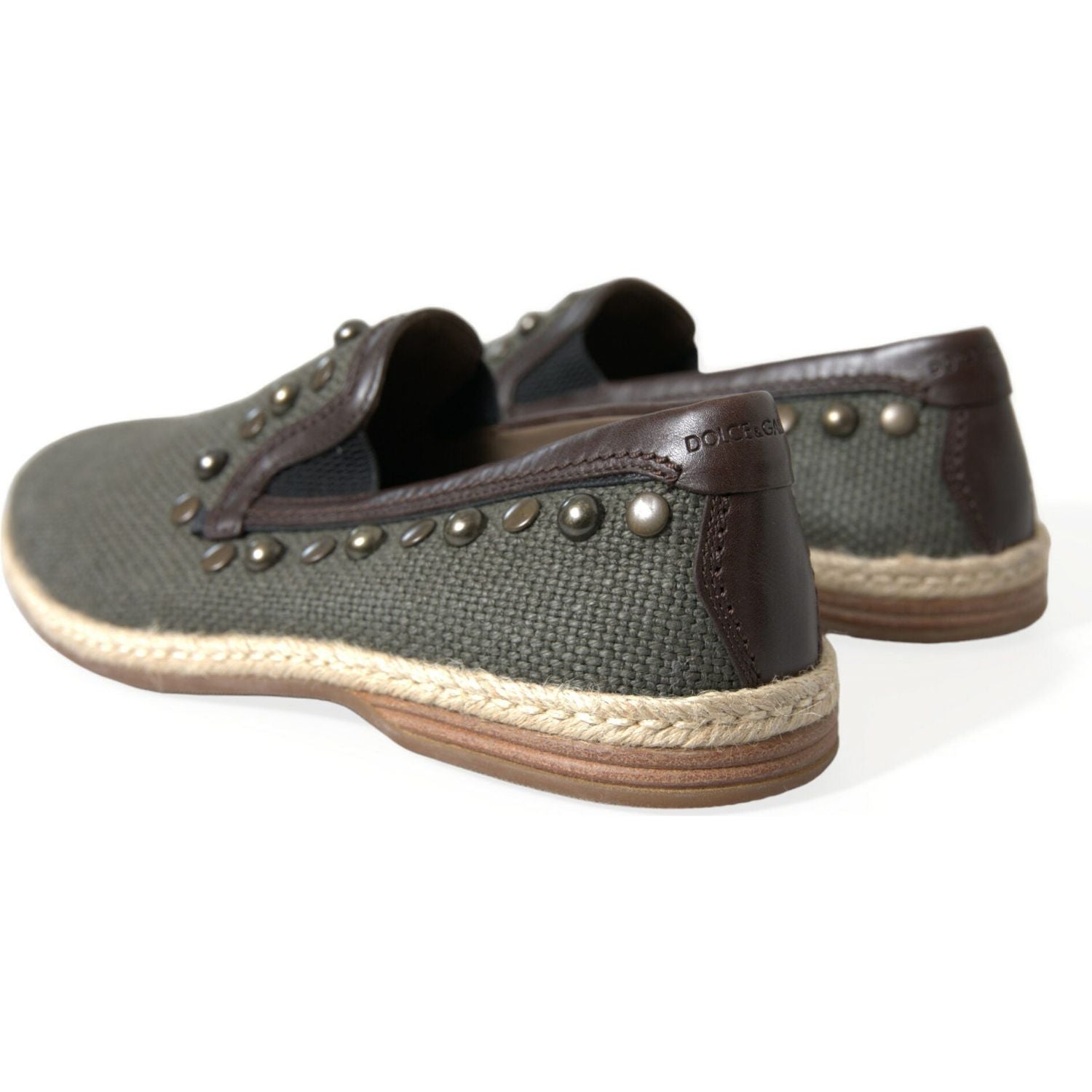 铆钉帆布乐福鞋