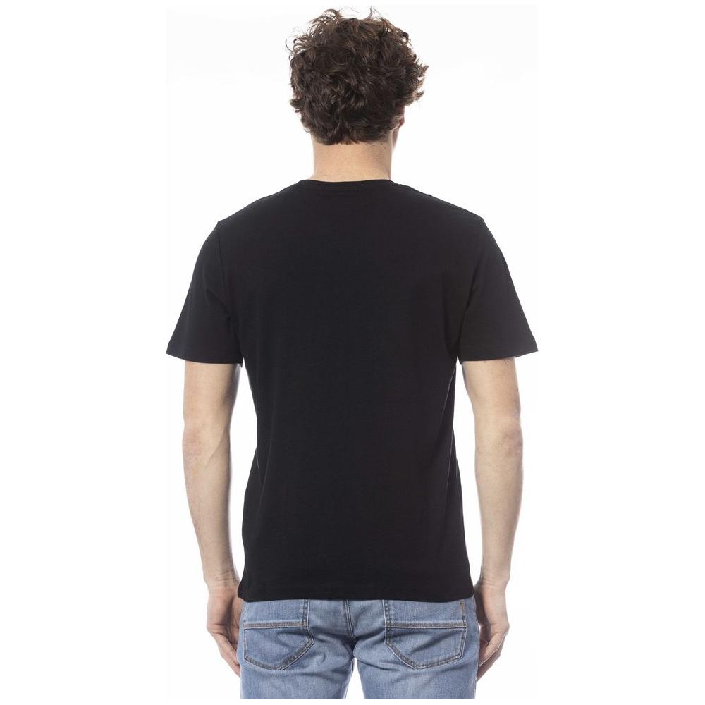 Ungaro Sport Black Cotton Men T-Shirt