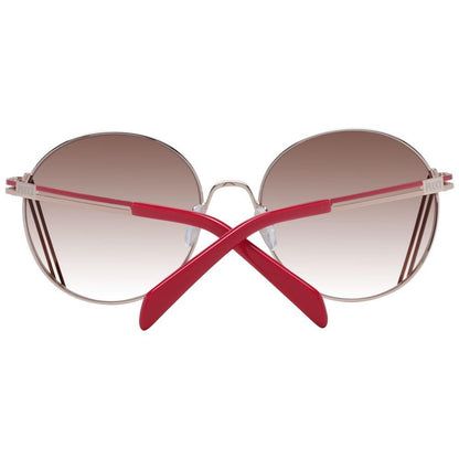 Emilio Pucci Rose Gold Metal Sunglasses