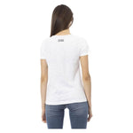 Trussardi Action White Cotton Women T-Shirt TR-24171-XS