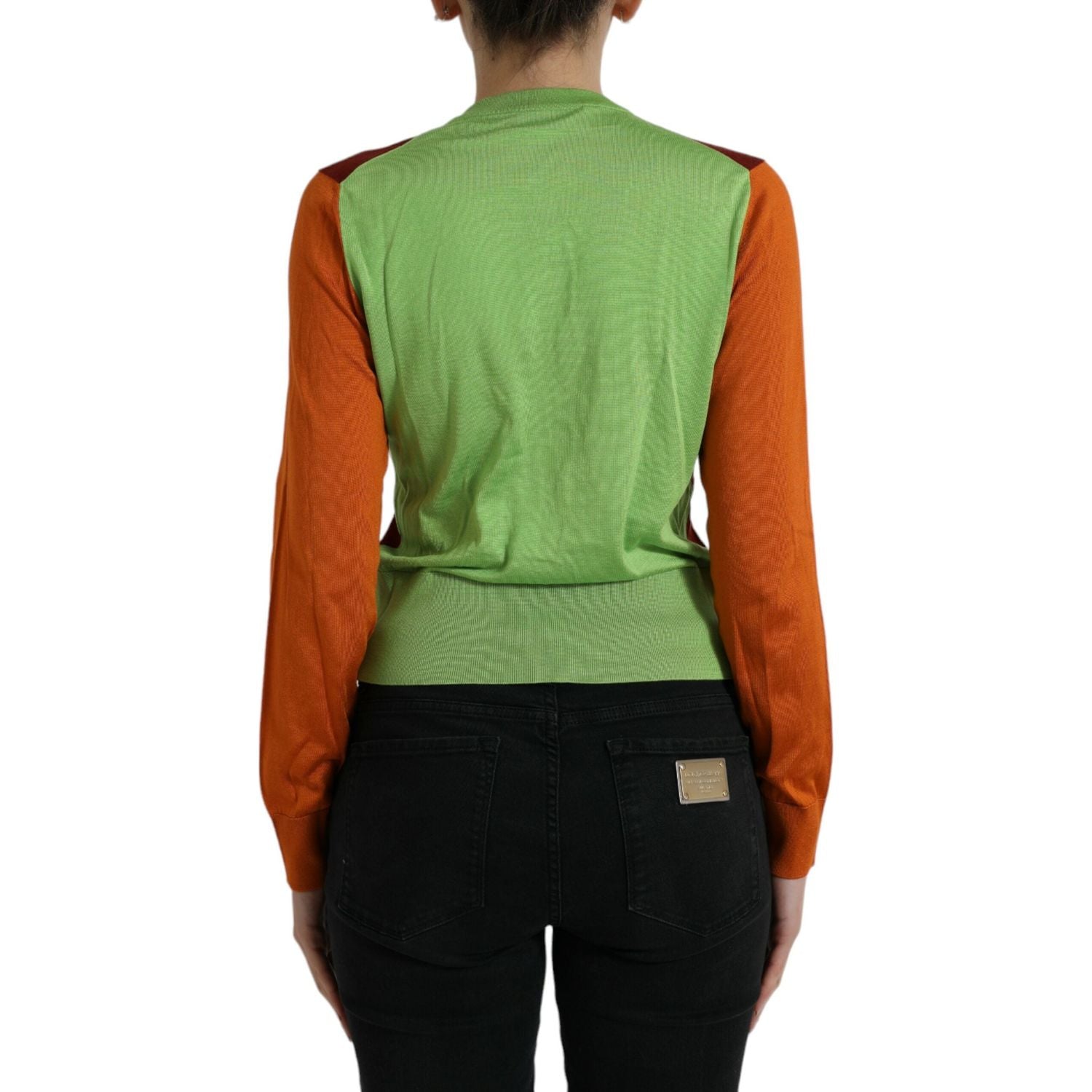 优雅鲜亮色调真丝开衫