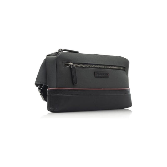 Cerruti 1881 Gray Nylon Men Clutch Cerruti 1881 Dark Slate Gray