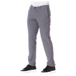 Trussardi Jeans Blue Cotton Men's Trouser TR-24102-IT44 | XS