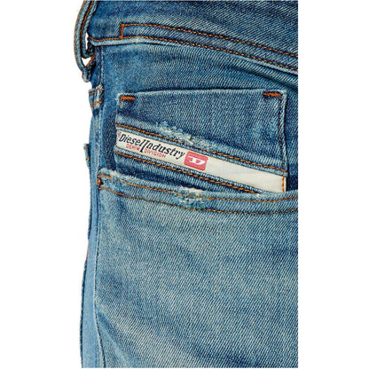 Diesel Blue Cotton Men's Skinny Jean