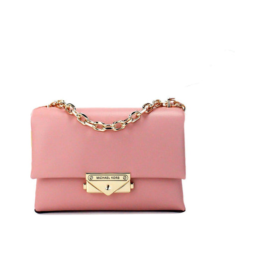 Michael Kors Cece Small Primrose Vegan Leather Convertible Flap Crossbody Bag Michael Kors Rosy Brown