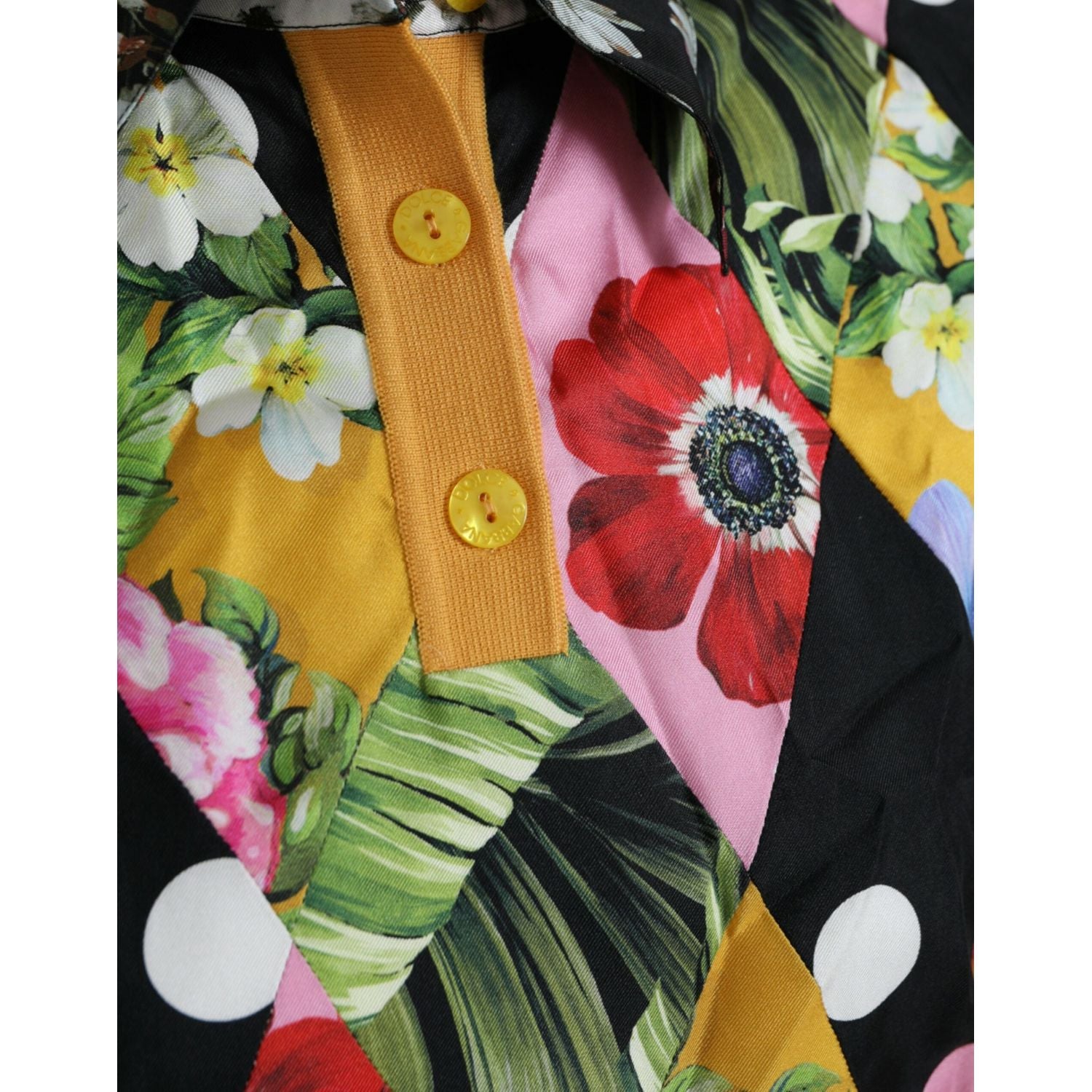 سترة هنلي من مزيج الكشمير والحرير متعدد الألوان من دولتشي آند غابانا