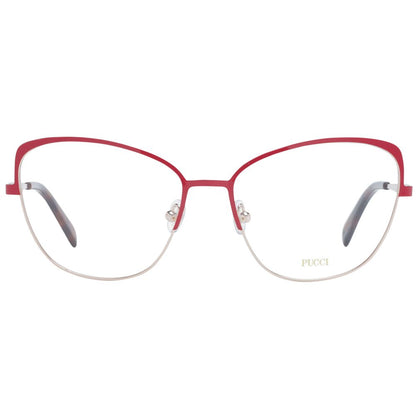 Emilio Pucci Red Metal Glasses (Frames)