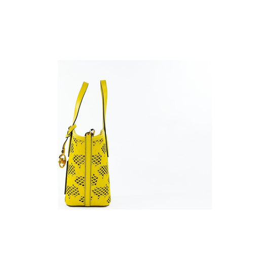 Michael Kors Kimber Small Daffodil Leather 2-in-1 Zip Tote Messenger Bag Purse Michael Kors Mint Cream