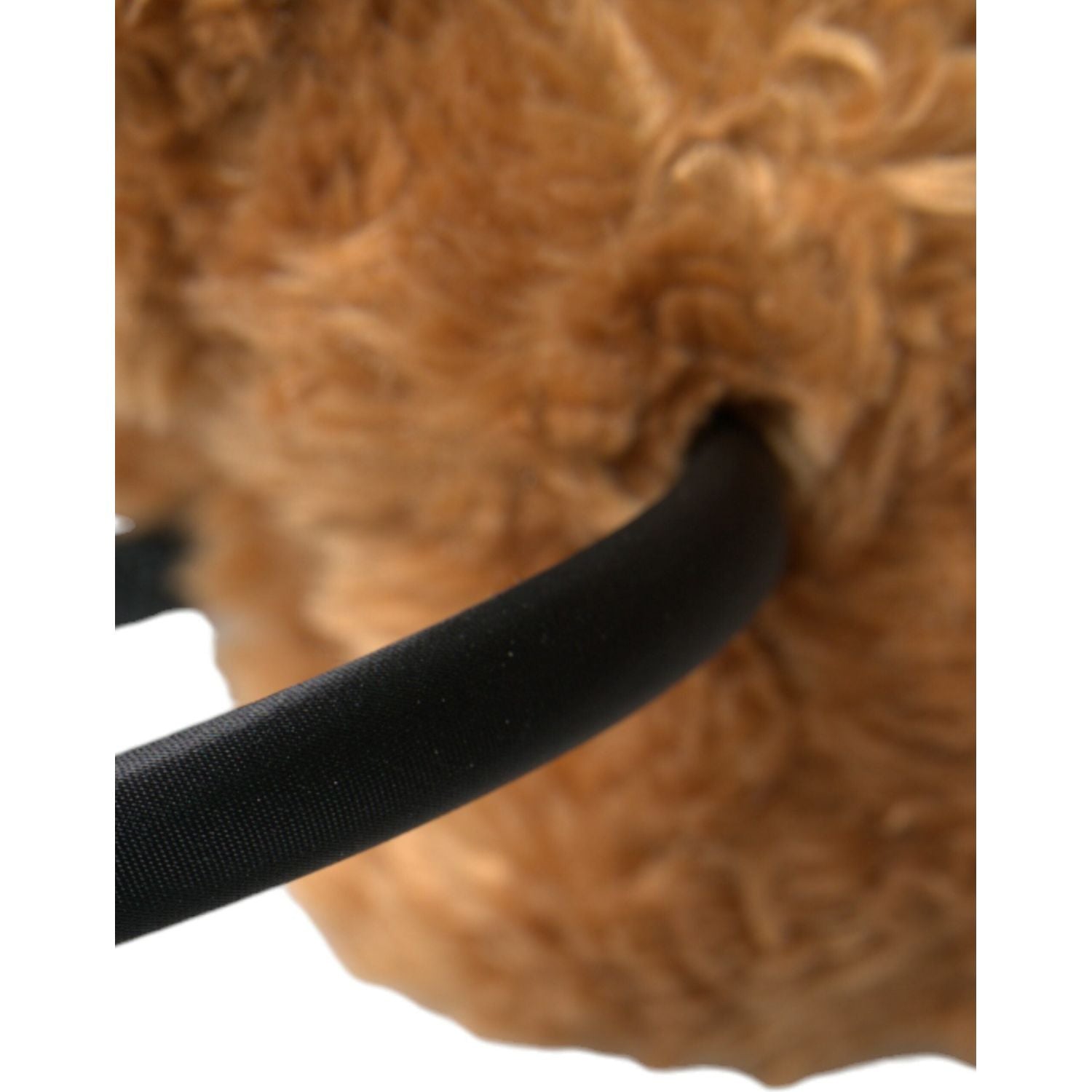 棕色泰迪熊金水晶皇冠发带王冠