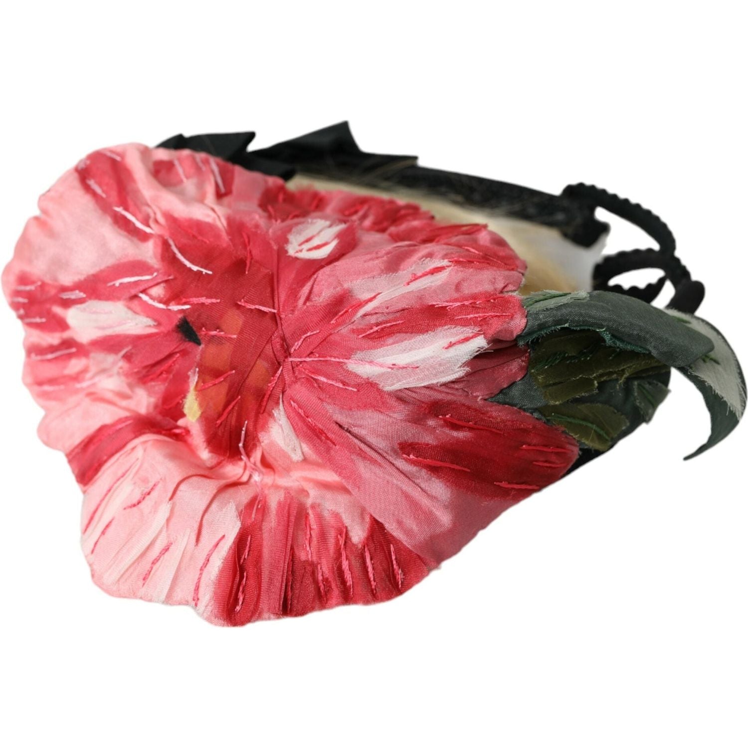 黑色粘胶白色头发 Parrucchiera 头带王冠