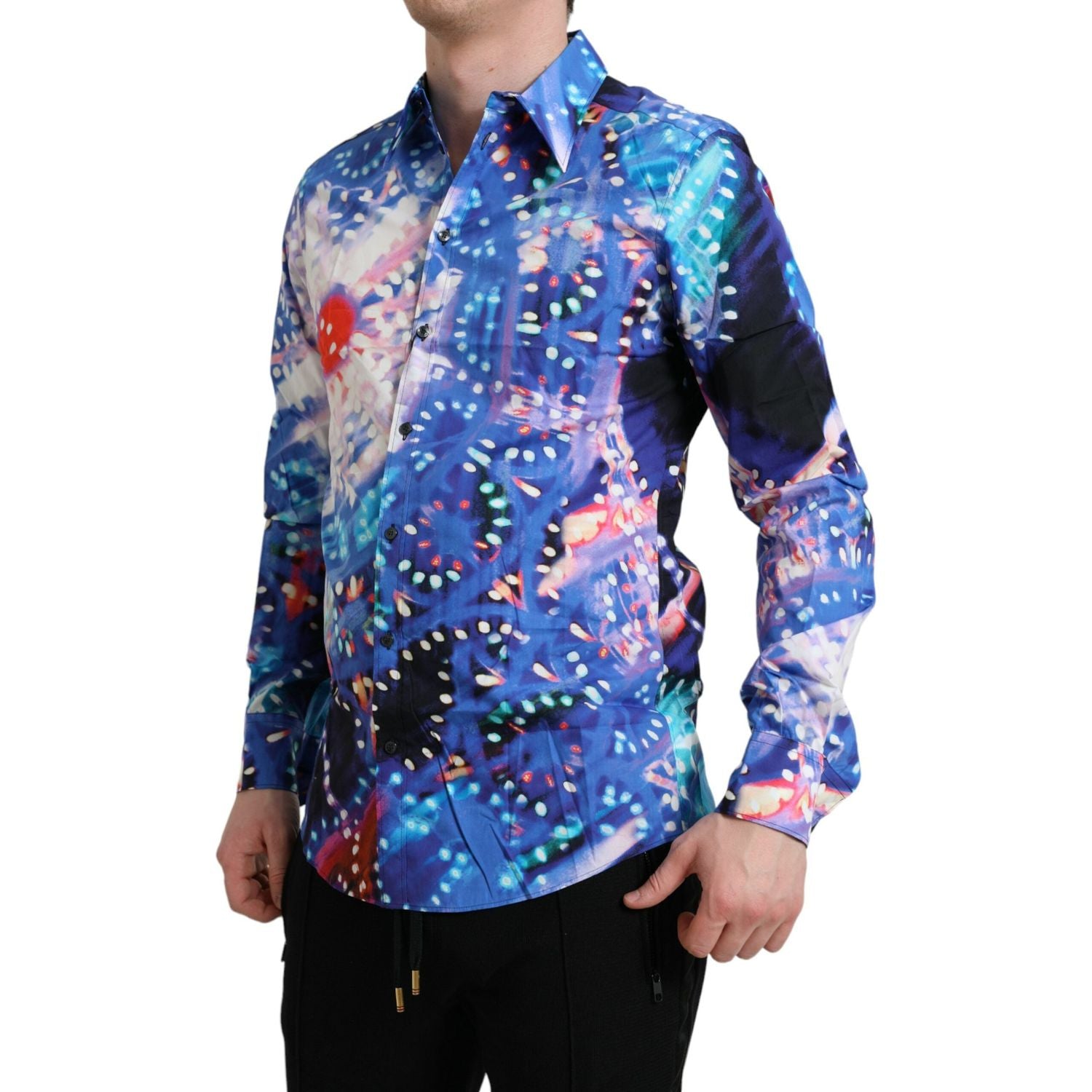 多色 Luminarie 修身 MARTINI 衬衫