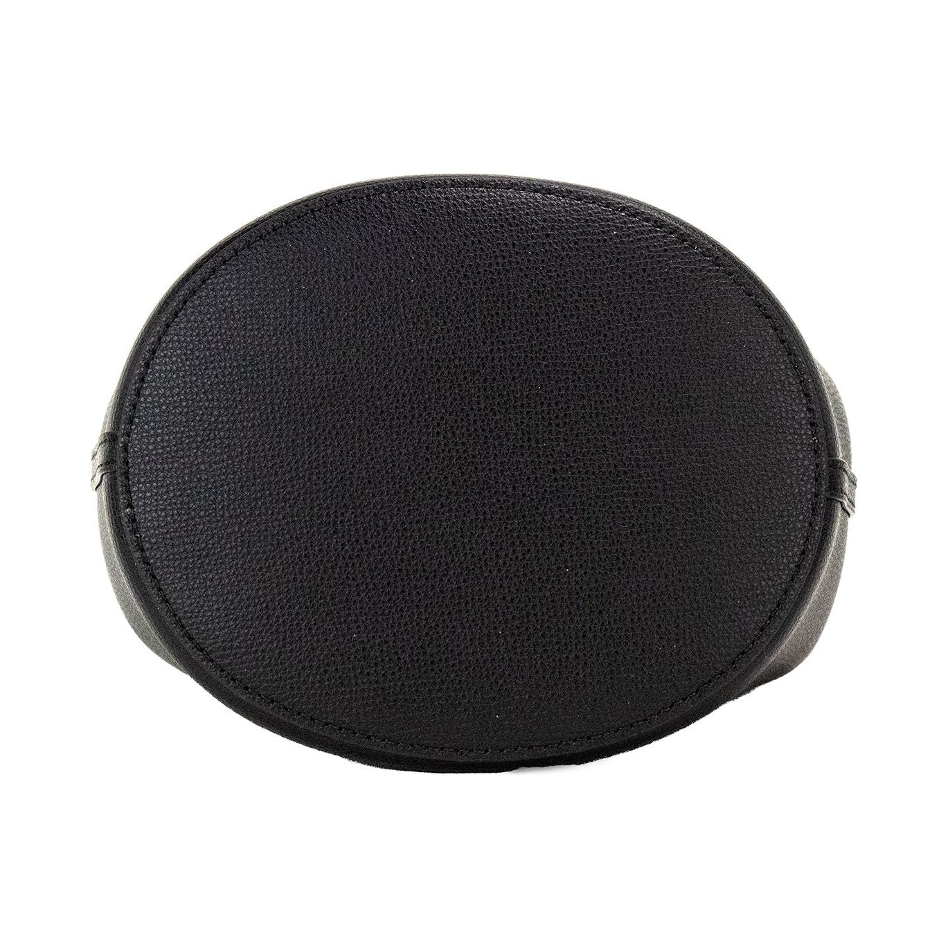 حقيبة يد صغيرة من الجلد من Burberry Lorne باللون الأسود بنقشة مربعات Haymarket