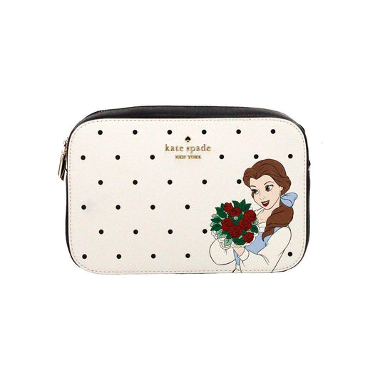 Kate Spade Disney Beauty and the Beast Mini Camera Crossbody Bag Purse Kate Spade Beige