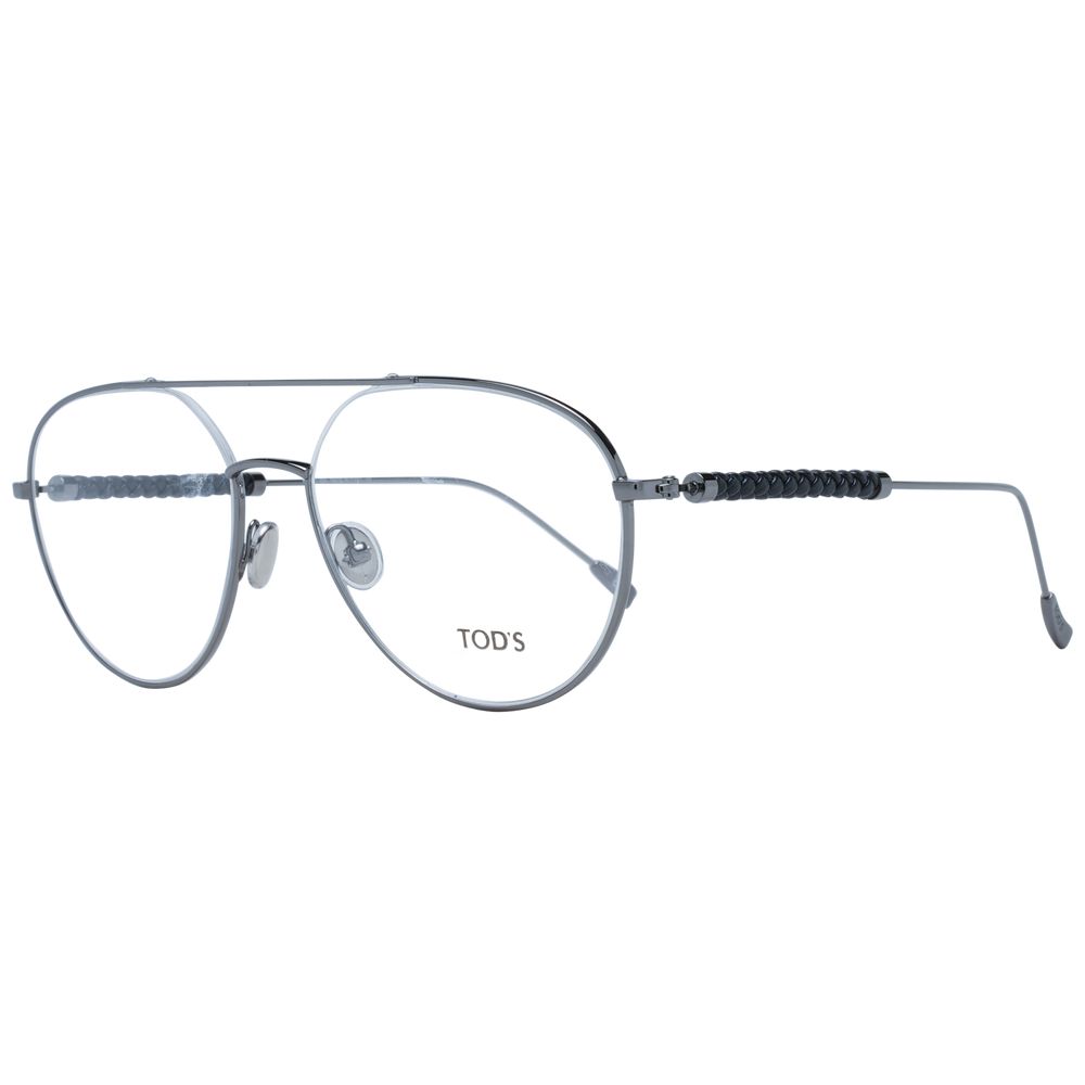 Tod's Gray Metal Glasses (Frames) Tod's