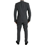 Dolce & Gabbana Gray Plaid Wool MARTINI Formal 2 Piece Suit KOS2222-54