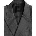 Dolce & Gabbana Gray Plaid Wool MARTINI Formal 2 Piece Suit KOS2222-54