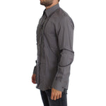 Dolce & Gabbana Purple Torero GOLD Slim Fit Dress Shirt