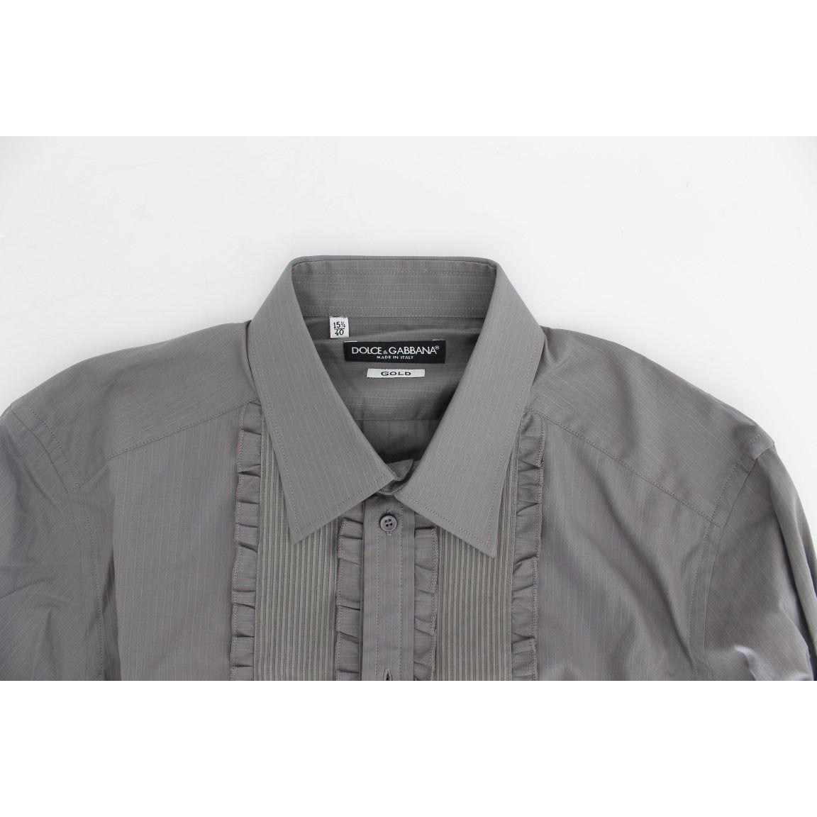 قميص دولتشي آند غابانا الأنيق المصنوع من القطن بقصّة Slim Fit