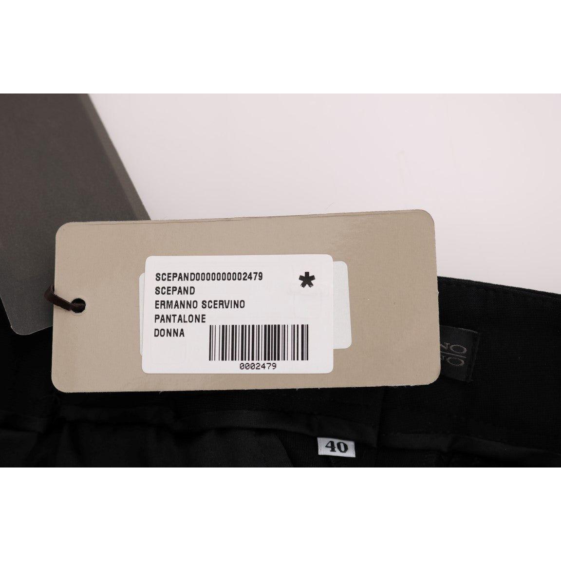 时尚黑色喇叭裤