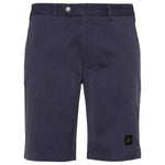 Refrigiwear Elegant Beige Bermuda Shorts with Logo Patch RE-12673-W33