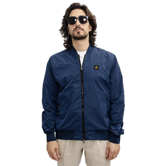 Refrigiwear Elevated Casual Blue Bomber Jacket Refrigiwear Dark Slate Gray